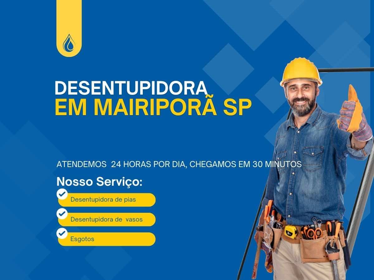 Desentupidora Porto em Mairiporã SP